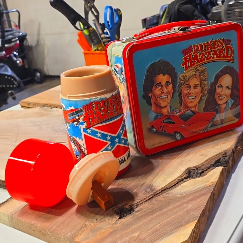 Vintage Dukes of Hazzard Lunchbox and Thermos Set